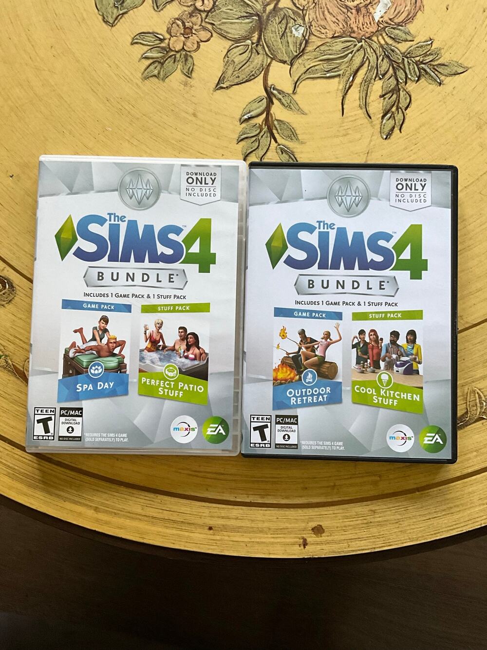 Sims 4 digital DLC codes for PC - NO DISC